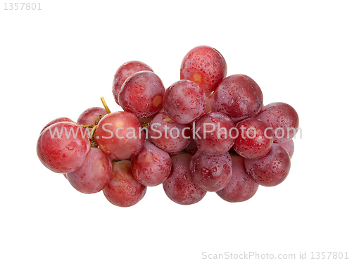 Image of Grapes on White