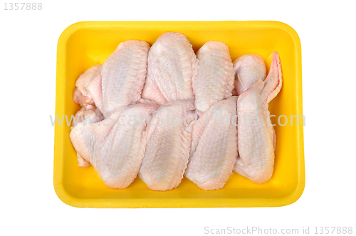 Image of raw chicken wings