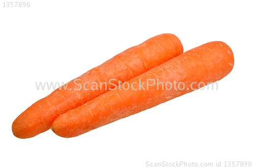 Image of carrots on a white 