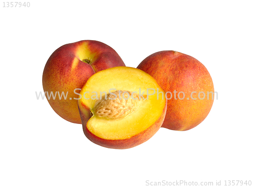 Image of two and a half peach
