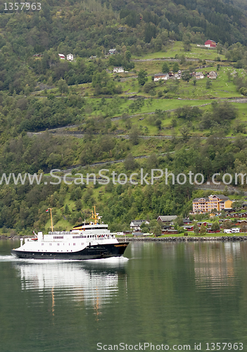 Image of Ferry boat in Geiranger