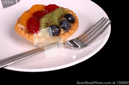 Image of Fruit tart on plate 2