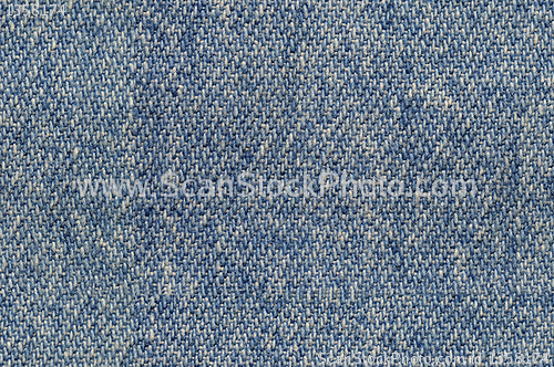 Image of Blue denim fabric background seamlessly tileable