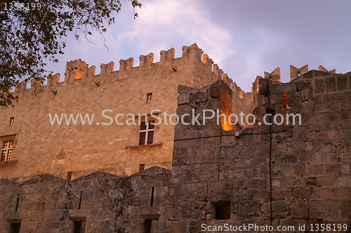 Image of Rhodes castle, crusaiders