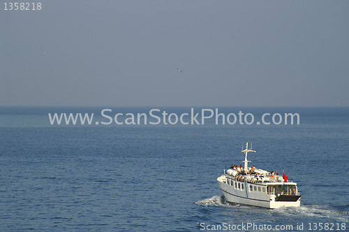 Image of A boat in a port