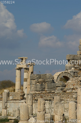 Image of ancient ruins in Ephesus