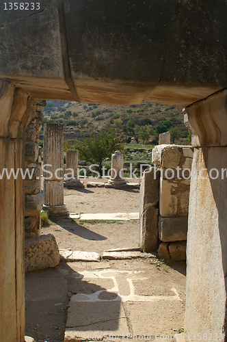 Image of ancient ruins in Ephesus