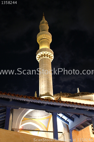 Image of A minaret on Rodos Island