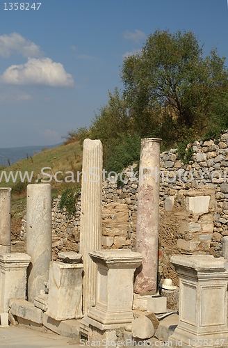 Image of ancient ruins in Ephesus