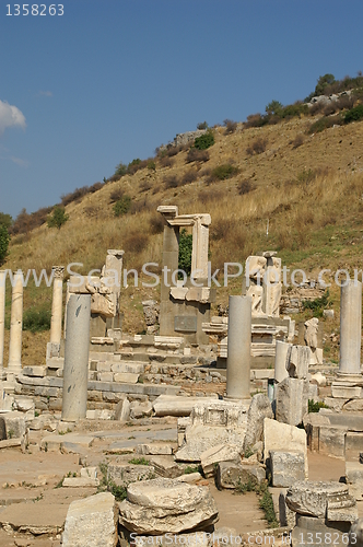 Image of ancient ruins in Ephesus