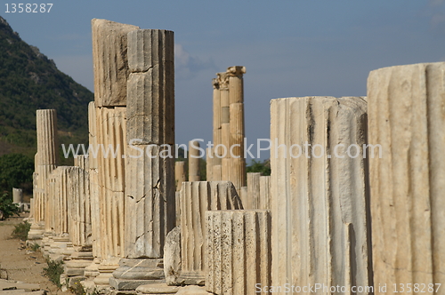 Image of ancient ruins in Ephesus