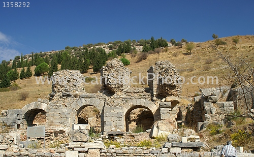 Image of ancient ruins in Ephesus