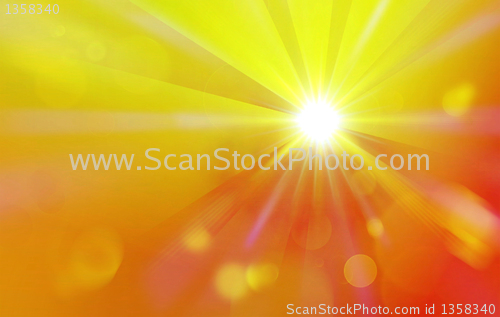 Image of streaming sunlight