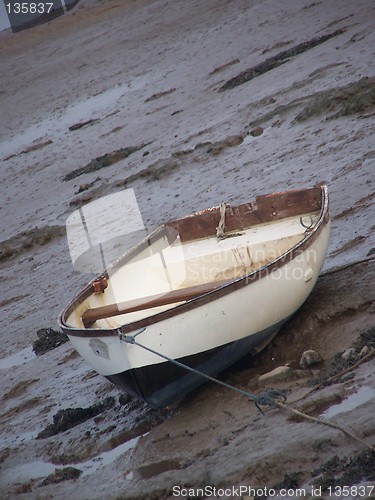 Image of boat on the shallow