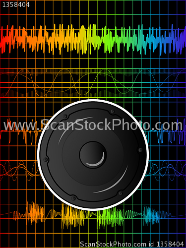 Image of Rainbow disco background