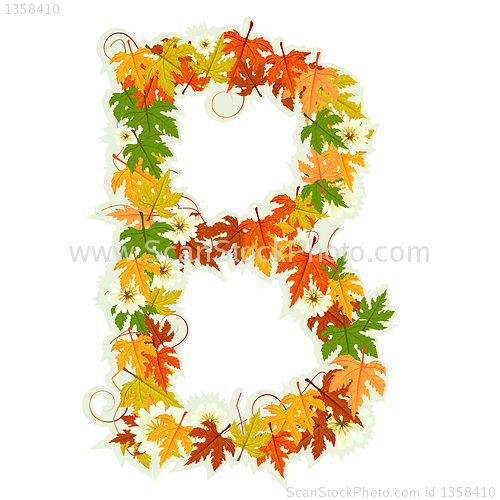 Image of Pattern floral letter B