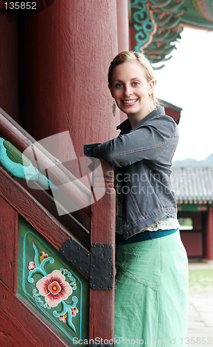 Image of Portrait of a blond woman