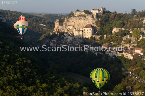 Image of Three hot air balloons