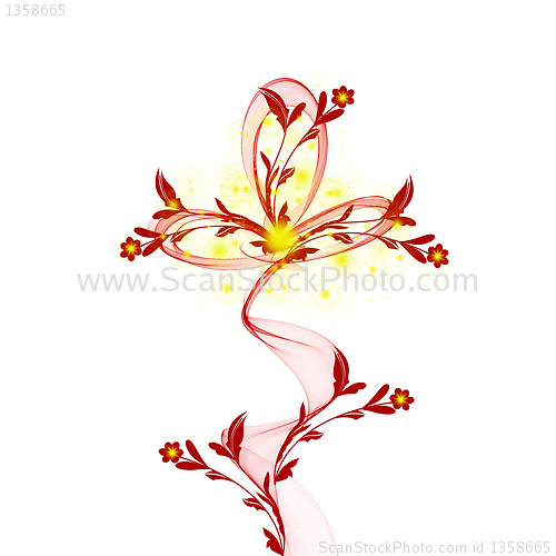 Image of Abstract floral background