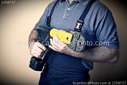 Image of plumber detail