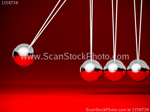 Image of newton cradle