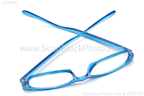 Image of Beautiful blue glasses