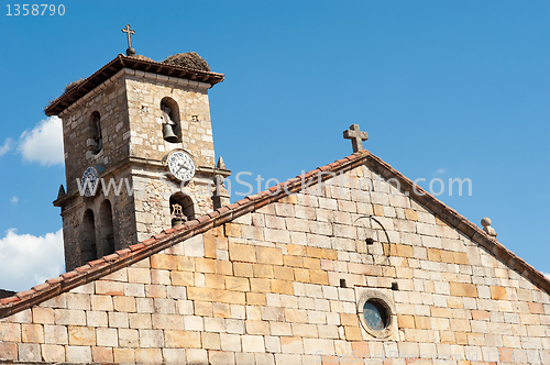 Image of Medieval church pediment