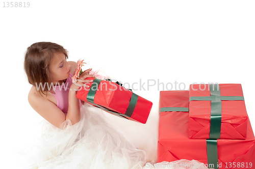 Image of Teenager girl in studio