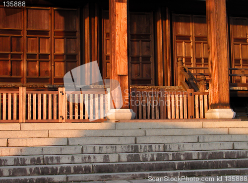 Image of Wooden temple-architectural detail