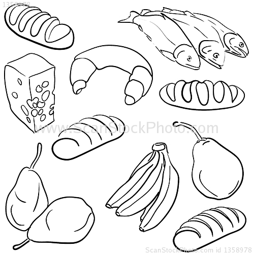 Image of food icons