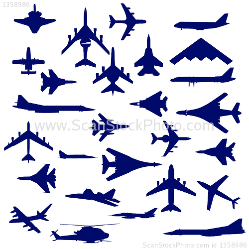 Image of Combat aircraft. 