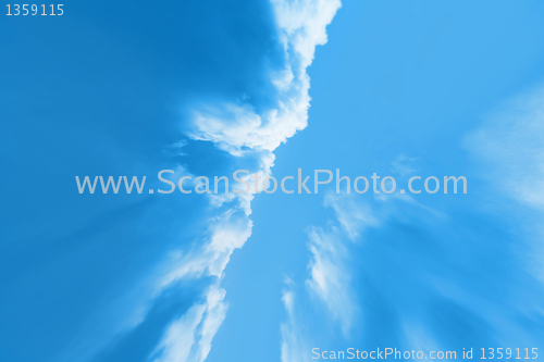 Image of sky background with clouds