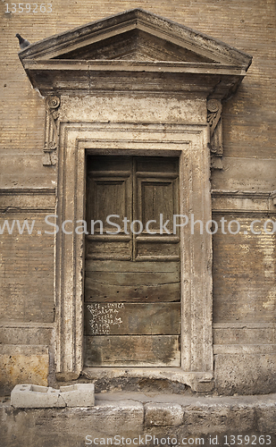 Image of Weathered Roman door