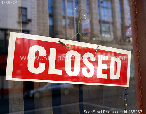 Image of Closed sign