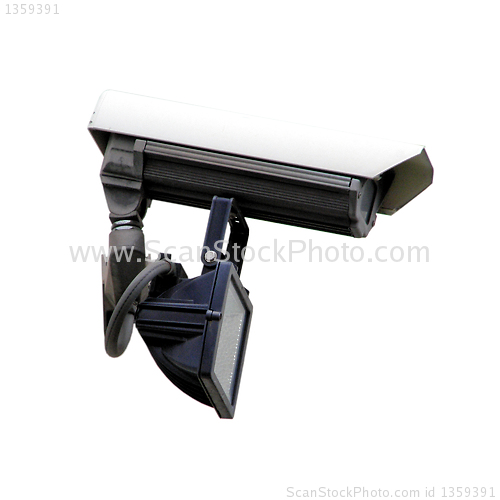 Image of CCTV closed circuit tv surveillance camera