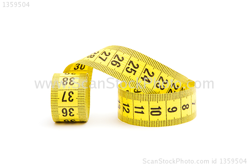 Image of Yellow measuring tape 