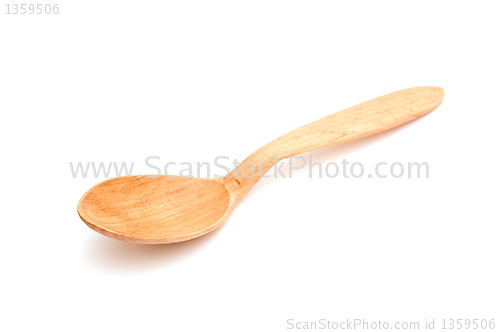 Image of Empty wooden spoon