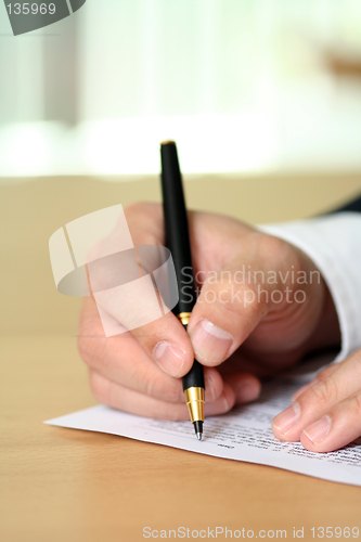 Image of Working businessman