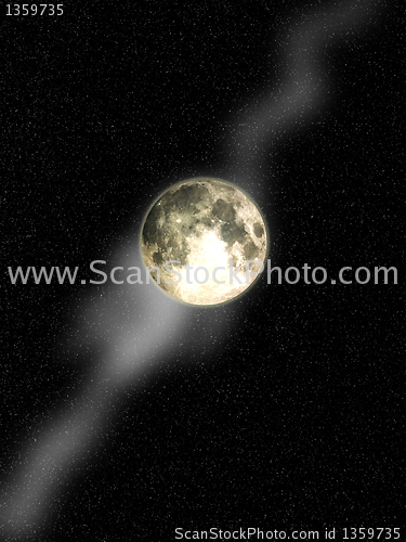 Image of Moon In Space