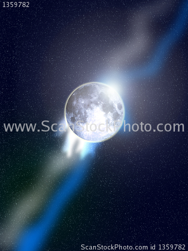Image of Moon In Space