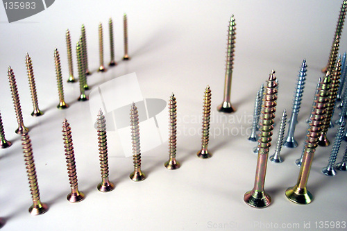 Image of various sized screws