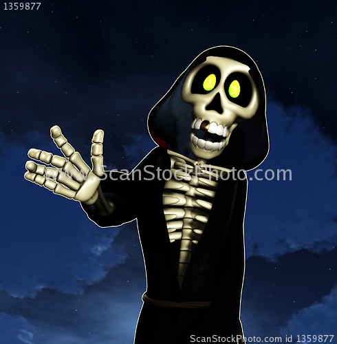 Image of Cartoon Grim Reaper 