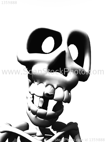 Image of Cartoon Skeleton 