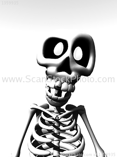 Image of Cartoon Skeleton 