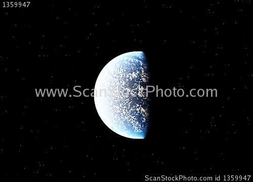 Image of Planet In Space 