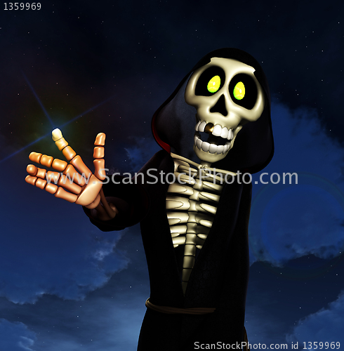 Image of Cartoon Grim Reaper 