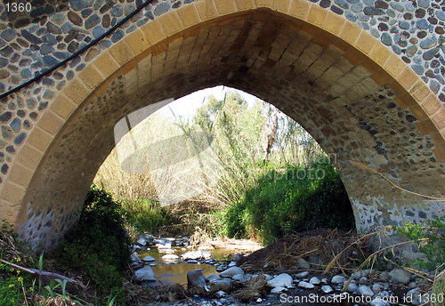 Image of Bridge of stone. Flasou. Cyprus