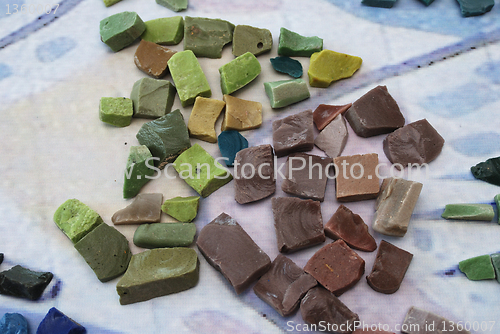 Image of smalt for mosaic work 