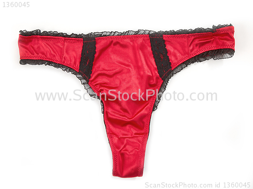 Image of red panties