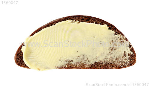 Image of brown bread with butter